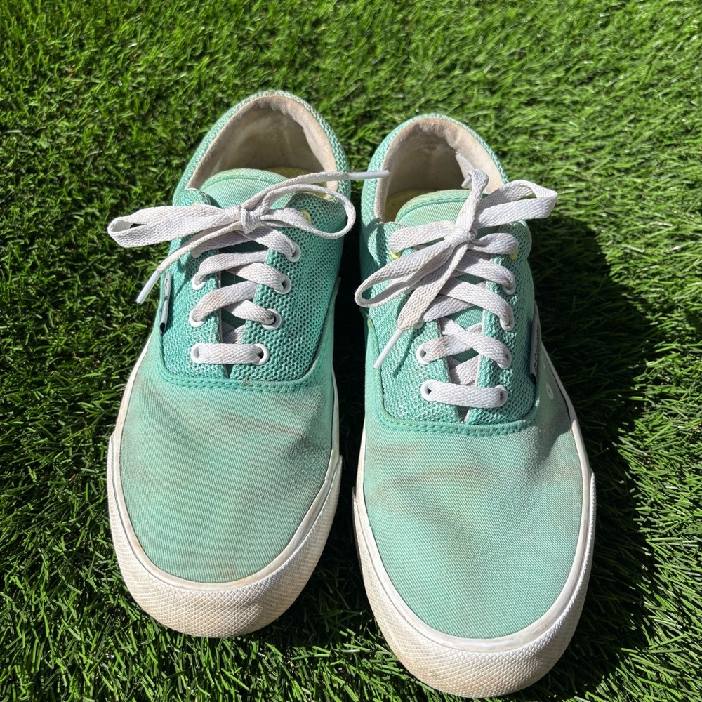 FREE Columbia Slack Water PFG Lace-up Boat Shoe aqua green